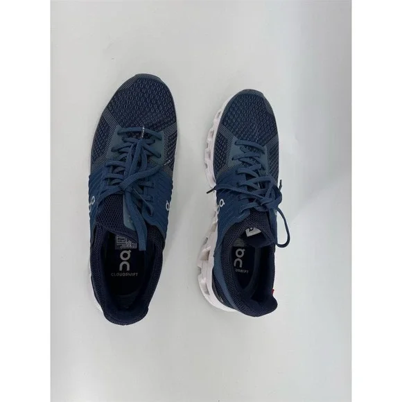 On Running Cloudswift Men's Running‎ Shoes Blue Size 10 Lace Up Athletic